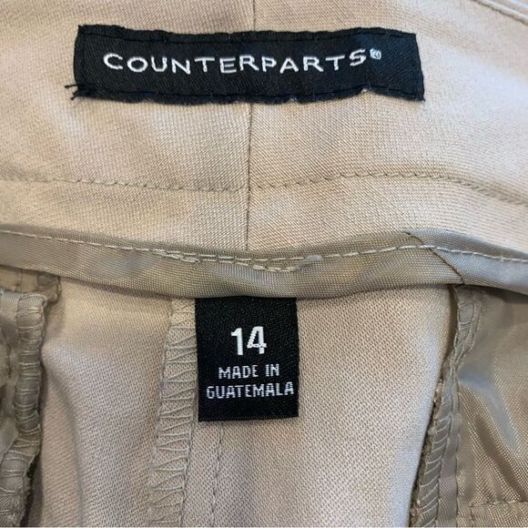 Counterparts Cropped Pants Size 14 Color Stone - Picture 7 of 10